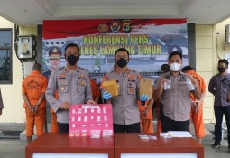 Press Rilis Ops Antik Krakatau 2021 Polres Lampung Timur