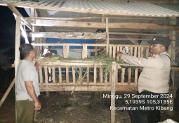 Polsek Metro Kibang Himbau Warga Tingkatkan Keamanan Ternak, Antisipasi Pencurian