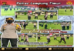 Waka Polres Lampung Timur Memberikan Arahan dan Pembinaan Fungsi 