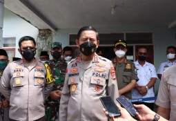 Kapolda Lampung Pantau Langsung Optimalisasi Vaksinasi COVID-19 di Lampung Timur