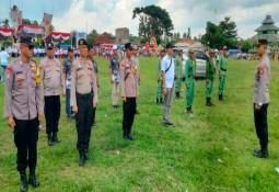 *Polsek Bandar Sribhawono Polres Lampung Timur Melaksanakan Pengamanan Tahapan Kampanye Pemilu 2024 *