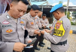 Subsatgas Propam Polres Lampung Timur Laksanakan Gaktiblin dan Pemeriksaan di Pos Pengamanan dan Pos Pelayanan