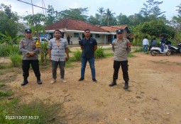 *Polsek Way bungur Polres Lampung Timur Melaksanakan Monitoring dan Pengamanan Tahapan Kampanye Pemilu 2024 *