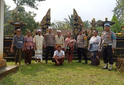 Polres Lampung Timur Amankan Perayaan Hari Raya Galungan