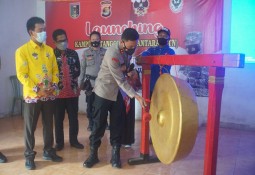 Kampung Tangguh Nusantara Desa Lehan Di Resmikan Kapolres Lampung Timur