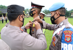 POLRES LAMPUNG TIMUR GELAR APEL PEMBUKAAN SISWA LATJA