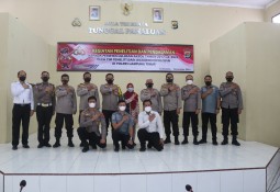 Tim Peneliti Akpol Kunjungi Polres Lampung Timur 