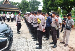 *Polres Lampung Timur Melaksanakan Pengamanan Tahapan Kampanye Pemilu 2024 *