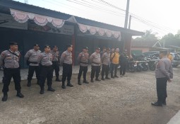 Kapolsek Batanghari Memimpin pelaksanaan Pengamanan Kampanye 