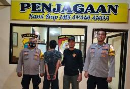 Polres Lampung Timur Amankan Pelaku Penganiayaan Di Mataram Baru