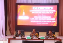 Persiapan Operasi Lilin Krakatau 2024, Polres Lampung Timur Gelar Rapat Koordinasi Lintas Sektoral