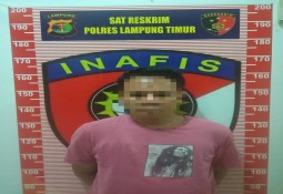Polres Lampung Timur Tangkap Pelaku Pencuri Sepeda Motor di Braja Selebah 