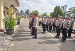 Siaga Pengamanan Polres Lampung Timur Antisipasi Gangguan Kamtibmas Pilkada 2024