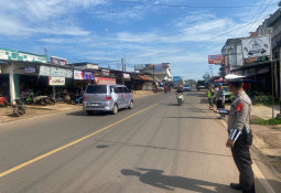 Demi kelancaran arus lalu lintas personil pos pam ataupun pos yan laksanakan pengaturan lalu lintas