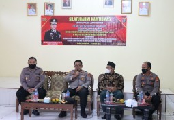 Kapolres Lampung Timur silaturahmi Kamtibmas Dengan Tokoh Masyarakat Kecamatan Marga Sekampung