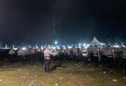 *Polres Lampung Timur Melaksanakan Pengamanan Tahapan Kampanye Pemilu 2024 *