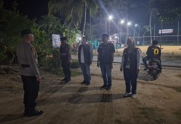 Pengamanan Kampanye Turnamen Bola Voli oleh Polsek Braja Selebah