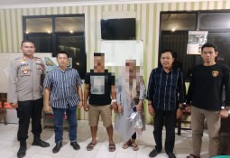 Seorang Pelaku Penganiayaan Di Jabung Menyerahkan Diri Ke Polisi 