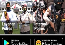 Polres Lampung Timur Luncurkan Aplikasi Pelayanan Online