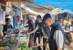 Tim Satgas Pangan Polres Lampung Timur yang dipimpin oleh Kanit Tipidter