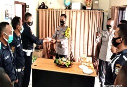 Wakapolres Pimpin HUT Satpam Di Lampung Timur