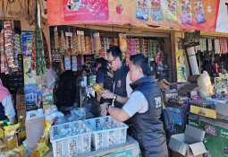 Tim Satgas Pangan Polres Lampung Timur yang dipimpin langsung oleh Kanit Tipidter