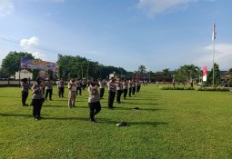 POLRES LAMPUNG TIMUR OLAHRAGA RUTIN