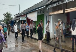 Polsek Braja Selebah Gelar Operasi Yustisi di Pasar Aburejo 