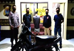 Polisi Bekuk Pencuri Motor Petani Di Lampung Timur