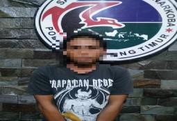 Sat Narkoba Polres Lampung Timur Tangkap tersangka Penyalahgunaan Narkoba jenis Sabu