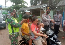 Tim Gabungan Gelar Operasi Yustisi Protokol Kesehatan Di Batanghari