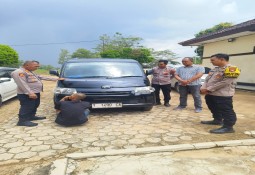 Polsek Way Bungur Amankan 1 Mobil Yang Diduga Hasil Curian