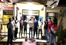 3 Dari 4 Pencuri Berhasil Ditangkap TEKAB Polsek Pasir Sakti